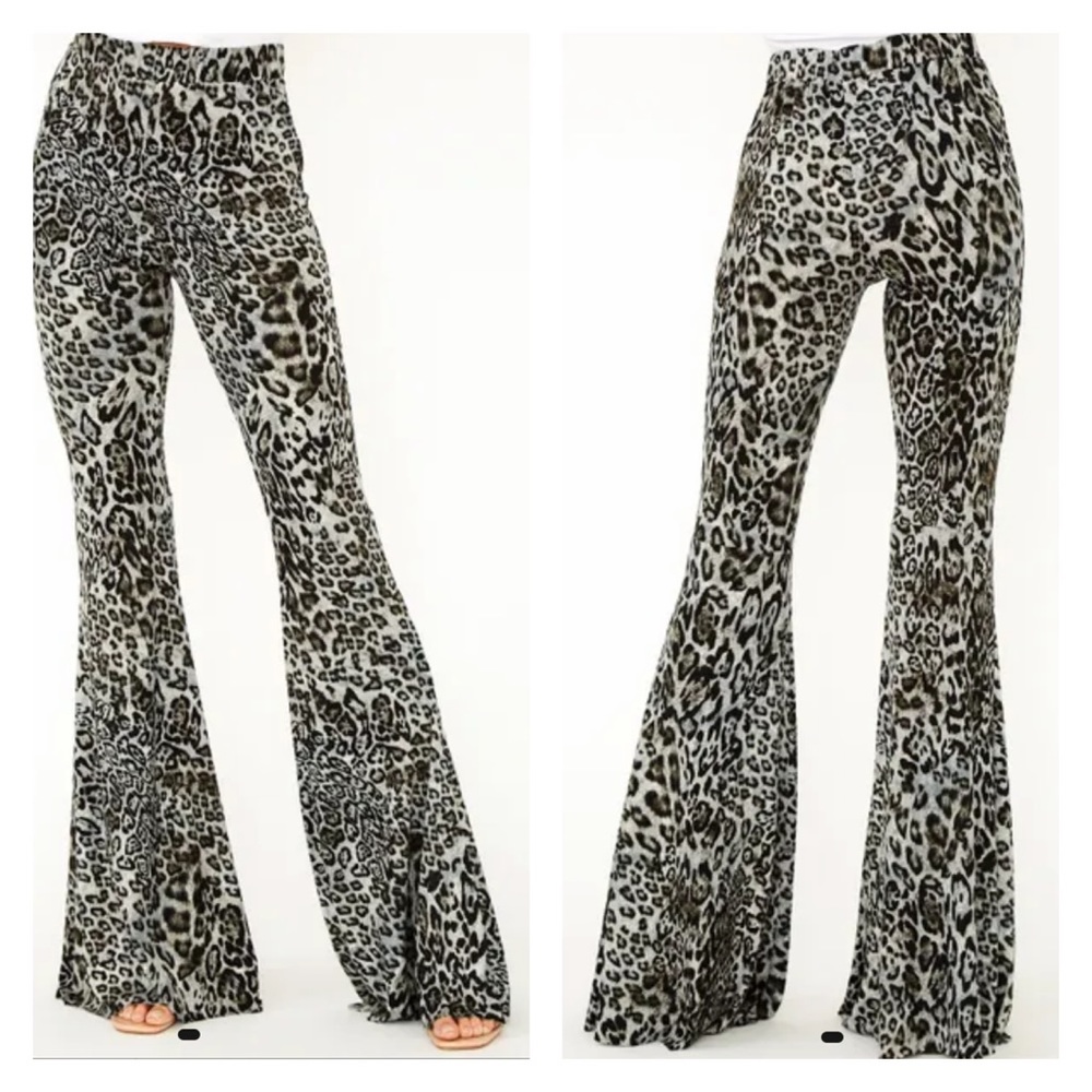 Super Flare Leopard Pants